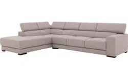 Goossens hoeksalon nora grijs stof - 8190040-01