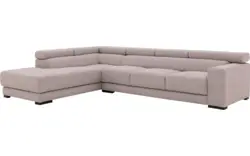 Goossens hoeksalon nora grijs stof - 8190040-01