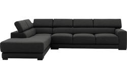 Goossens hoeksalon nora grijs stof - 8190040-204-01
