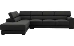 Goossens hoeksalon nora grijs stof - 8190040-204-01
