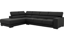 Goossens hoeksalon nora grijs stof - 8190040-204-01