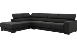 Goossens hoeksalon nora grijs stof - 8190040-204-01