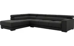Goossens hoeksalon nora grijs stof - 8190040-204-01