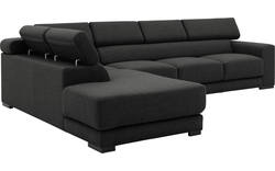 Goossens hoeksalon nora grijs stof - 8190040-204-01