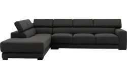 Goossens hoeksalon nora grijs stof - 8190040-205-01