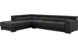 Goossens hoeksalon nora grijs stof - 8190040-205-01