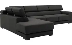 Goossens hoeksalon nora grijs stof - 8190040-205-01