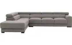 Goossens hoeksalon nora grijs stof - 8190040-207-01