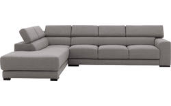 Goossens hoeksalon nora grijs stof - 8190040-207-02