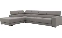 Goossens hoeksalon nora grijs stof - 8190040-207-01