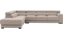 Goossens hoeksalon nora beige stof - 8190040-209-01