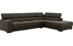 Goossens hoeksalon nora bruin stof - 8190040-213-01-gespiegeld