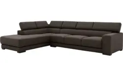 Goossens hoeksalon nora bruin stof - 8190040-213-01