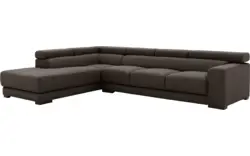 Goossens hoeksalon nora bruin stof - 8190040-213-01