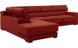 Goossens hoeksalon nora rood stof - 8190040-216-01