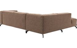 Goossens hoeksalon calvin bruin micro leer - 8190066-627-01