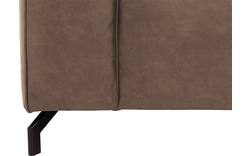Goossens hoeksalon calvin bruin micro leer - 8190066-627-01-gespiegeld