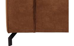 Goossens hoeksalon calvin bruin micro leer - 8190066-633-01-gespiegeld
