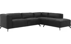 Goossens hoeksalon calvin grijs micro leer - 8190066-634-01-gespiegeld