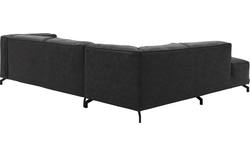 Goossens hoeksalon calvin grijs micro leer - 8190066-634-01