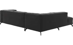Goossens hoeksalon calvin grijs micro leer - 8190066-634-01