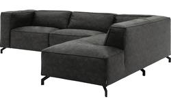 Goossens hoeksalon calvin grijs micro leer - 8190066-635-01-gespiegeld