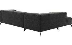 Goossens hoeksalon calvin grijs micro leer - 8190066-635-01
