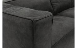 Goossens hoeksalon calvin grijs micro leer - 8190066-635-01-gespiegeld