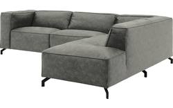 Goossens hoeksalon calvin grijs micro leer - 8190066-636-01-gespiegeld