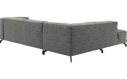 Goossens hoeksalon calvin grijs micro leer - 8190066-636-01