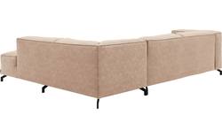 Goossens hoeksalon calvin beige micro leer - 8190066-637-01-gespiegeld