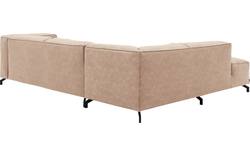 Goossens hoeksalon calvin beige micro leer - 8190066-637-01