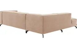 Goossens hoeksalon calvin beige micro leer - 8190066-637-01