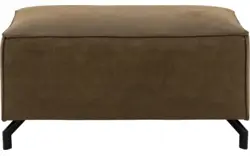 Goossens voetenbank calvin groen micro leer - 8190107-626-01