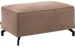 Goossens voetenbank calvin bruin micro leer - 8190107-627-01