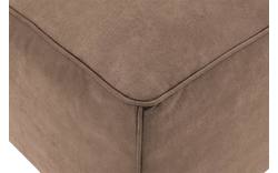 Goossens voetenbank calvin bruin micro leer - 8190107-627-01