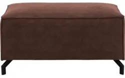 Goossens voetenbank calvin bruin micro leer - 8190107-631-01