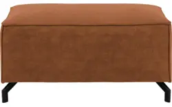 Goossens voetenbank calvin bruin micro leer - 8190107-633-01