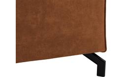 Goossens voetenbank calvin bruin micro leer - 8190107-633-01