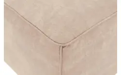 Goossens voetenbank calvin beige micro leer - 8190107-637-01