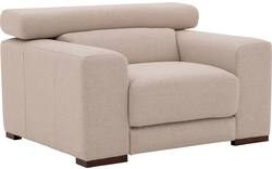 Goossens fauteuil nora beige stof - 8190118-01