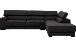 Goossens hoeksalon nora grijs stof - 8190123-204-01