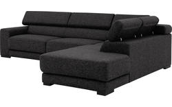 Goossens hoeksalon nora grijs stof - 8190123-204-01
