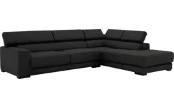Goossens hoeksalon nora grijs stof - 8190123-205-01