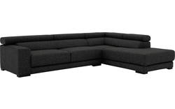 Goossens hoeksalon nora grijs stof - 8190123-205-01