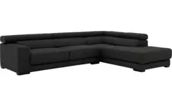 Goossens hoeksalon nora grijs stof - 8190123-205-01
