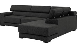 Goossens hoeksalon nora grijs stof - 8190123-205-01