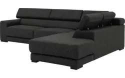 Goossens hoeksalon nora grijs stof - 8190123-205-01