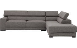 Goossens hoeksalon nora grijs stof - 8190123-207-01