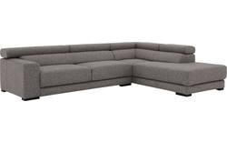 Goossens hoeksalon nora grijs stof - 8190123-207-01